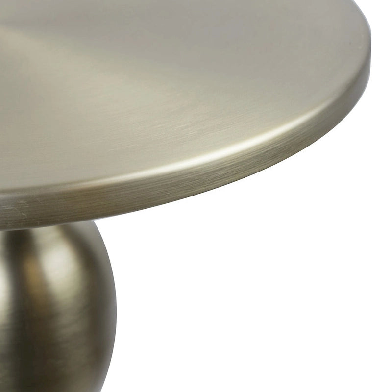 Table d'appoint en métal Silver Orchid Ashland 24