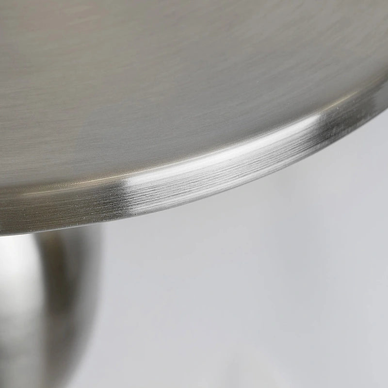 Table d'appoint en métal Silver Orchid Ashland 24