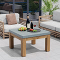 Table basse carrée d'extérieur en bois massif COSIEST