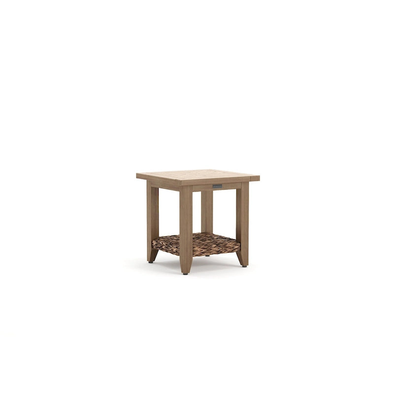 Table d'appoint Winston Cayman Seagrass Weave Heritage marron