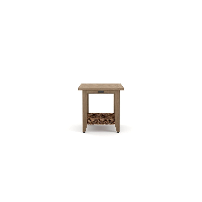Table d'appoint Winston Cayman Seagrass Weave Heritage marron