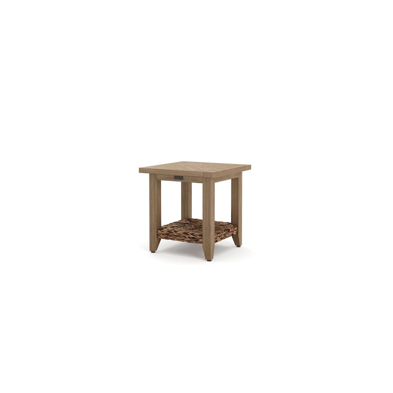 Table d'appoint Winston Cayman Seagrass Weave Heritage marron