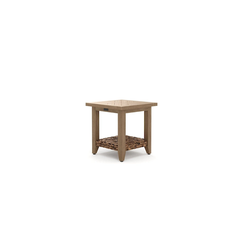 Table d'appoint Winston Cayman Seagrass Weave Heritage marron