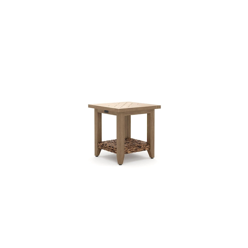Table d'appoint Winston Cayman Seagrass Weave Heritage marron