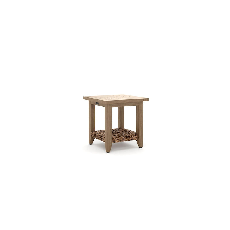 Table d'appoint Winston Cayman Seagrass Weave Heritage marron