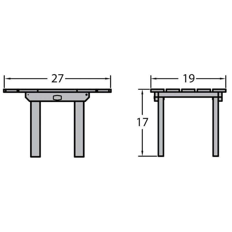 Table d'appoint indispensable ELK OUTDOORS Écologique