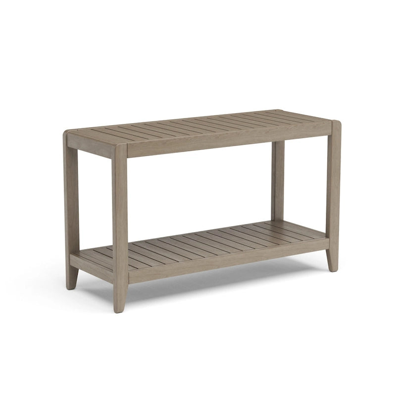 Homestyles Sustain Table basse d'extérieur en bois gris - 46 x 18 x 28