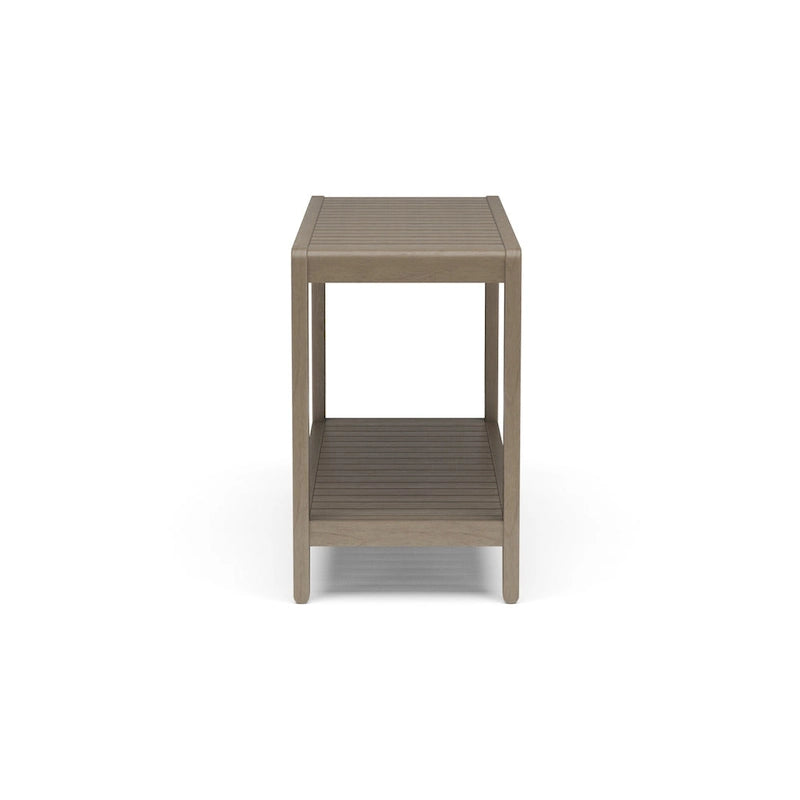 Homestyles Sustain Table basse d'extérieur en bois gris - 46 x 18 x 28