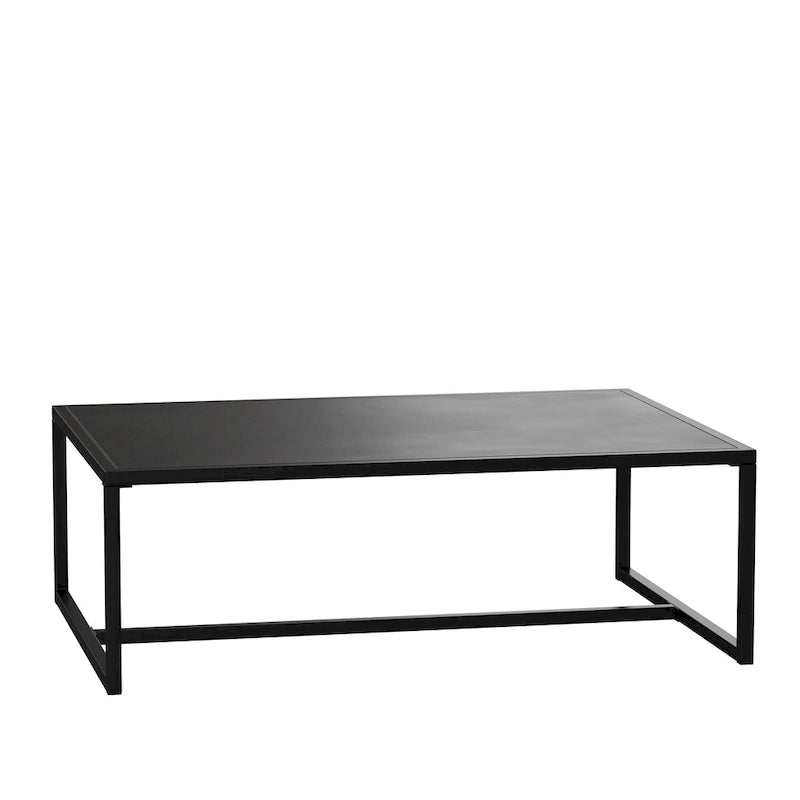 Table basse d'extérieur/d'intérieur en acier de qualité commerciale, tous temps - 32P x 45L x 15H