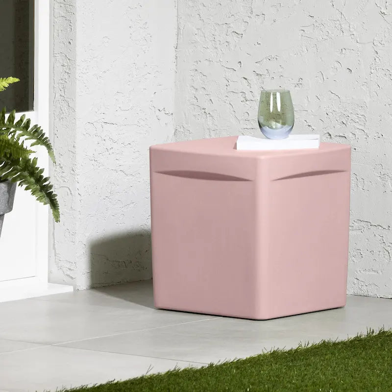 South Shore Dalya Table d'appoint carrée d'extérieur