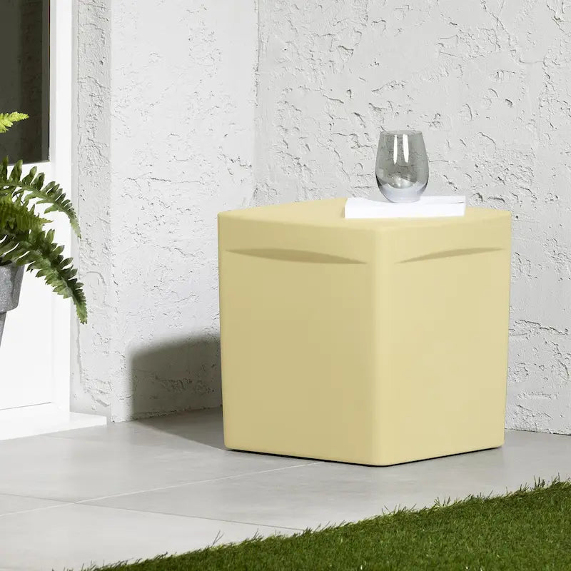 South Shore Dalya Table d'appoint carrée d'extérieur