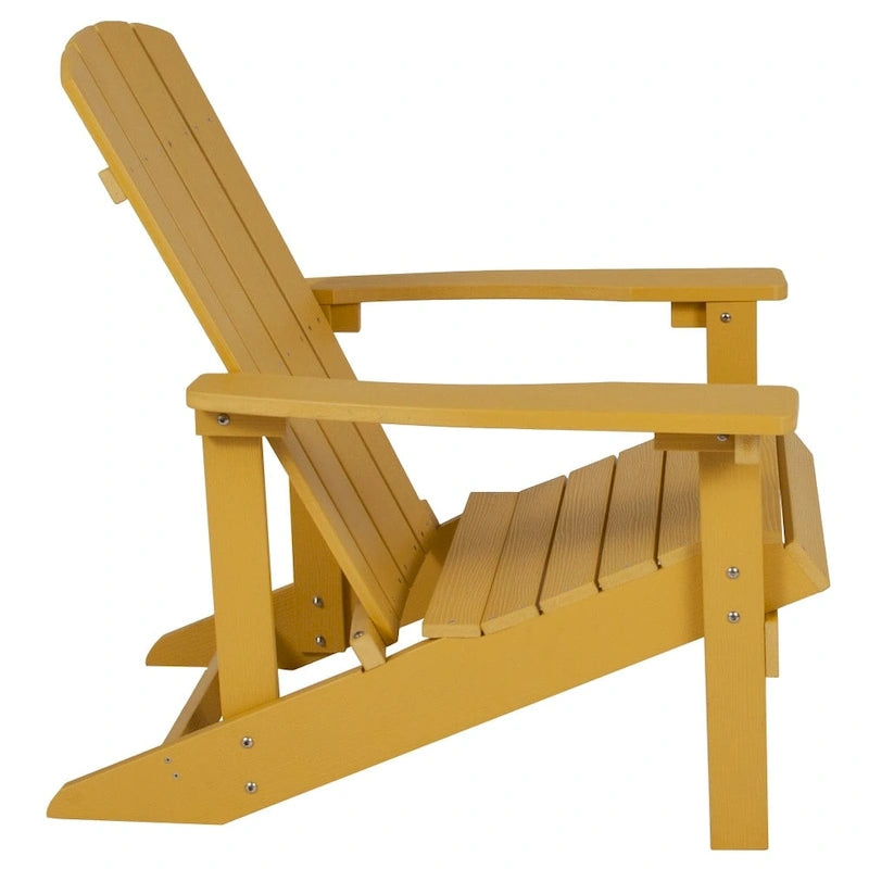 Lot de 4 chaises Adirondack d'extérieur en bois de poly-résine tout temps