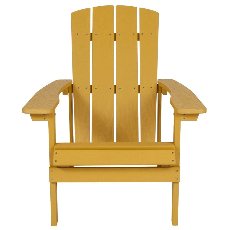 Lot de 4 chaises Adirondack d'extérieur en bois de poly-résine tout temps
