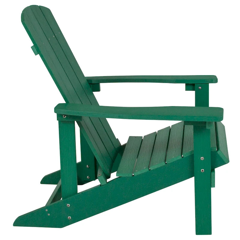 Lot de 4 chaises Adirondack d'extérieur en bois de poly-résine tout temps