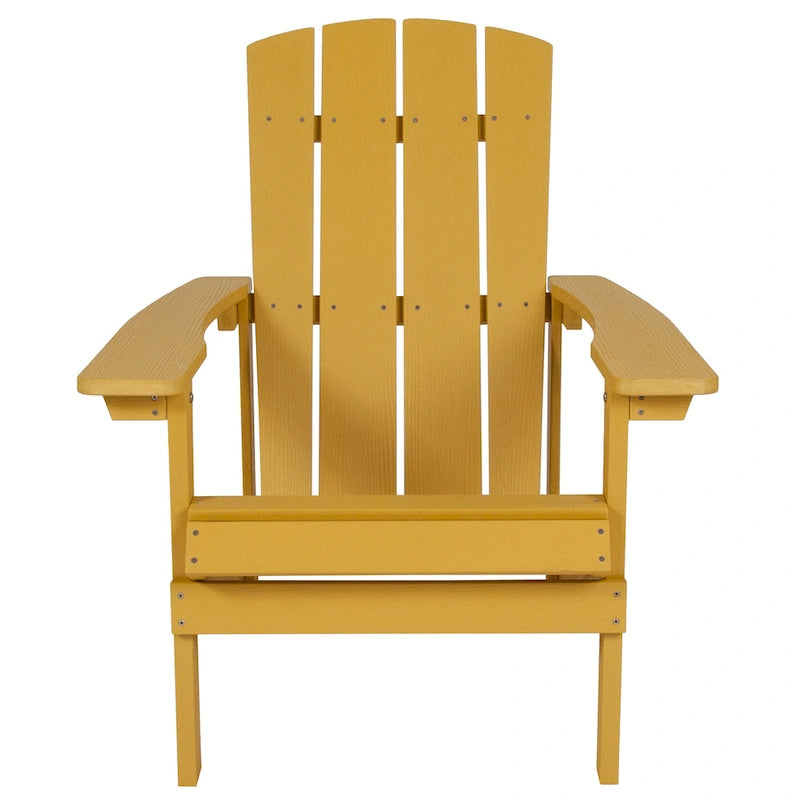 Lot de 4 chaises Adirondack d'extérieur en bois de poly-résine tout temps