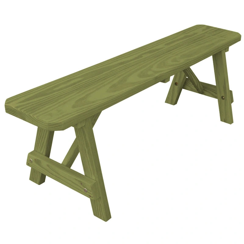 Banc traditionnel en pin de 5 pi