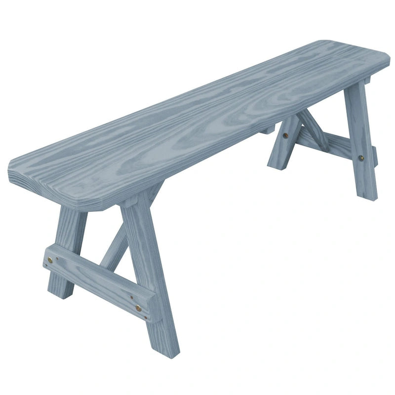 Banc traditionnel en pin de 5 pi