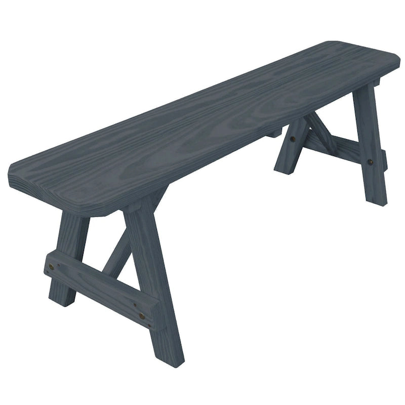 Banc traditionnel en pin de 5 pi
