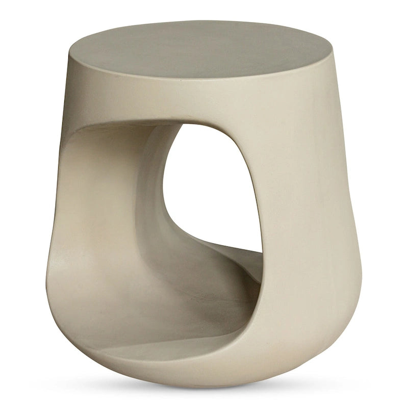 Tabouret en béton géométrique moderne haut Aurelle Home Roscoe