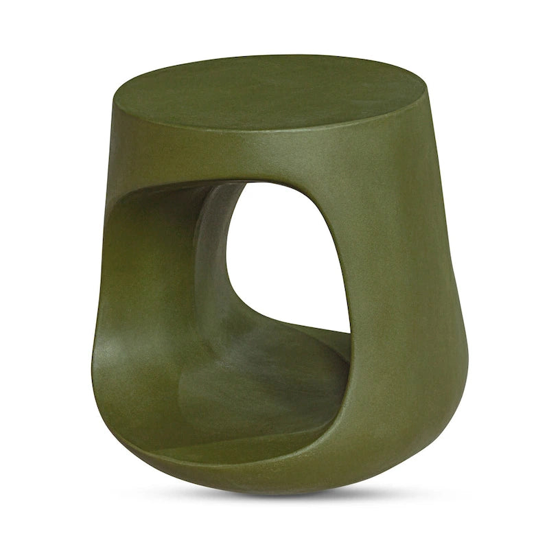 Tabouret en béton géométrique moderne haut Aurelle Home Roscoe
