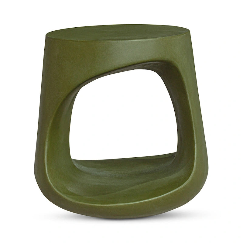 Tabouret en béton géométrique moderne haut Aurelle Home Roscoe
