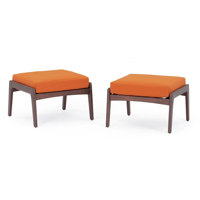 Ensemble de 5 pièces pour salon de jardin Vaughn avec fauteuil de club et ottoman Sunbrella