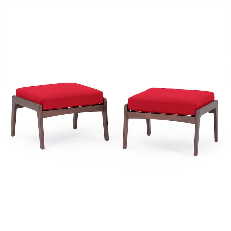 Ensemble de 5 pièces pour salon de jardin Vaughn avec fauteuil de club et ottoman Sunbrella