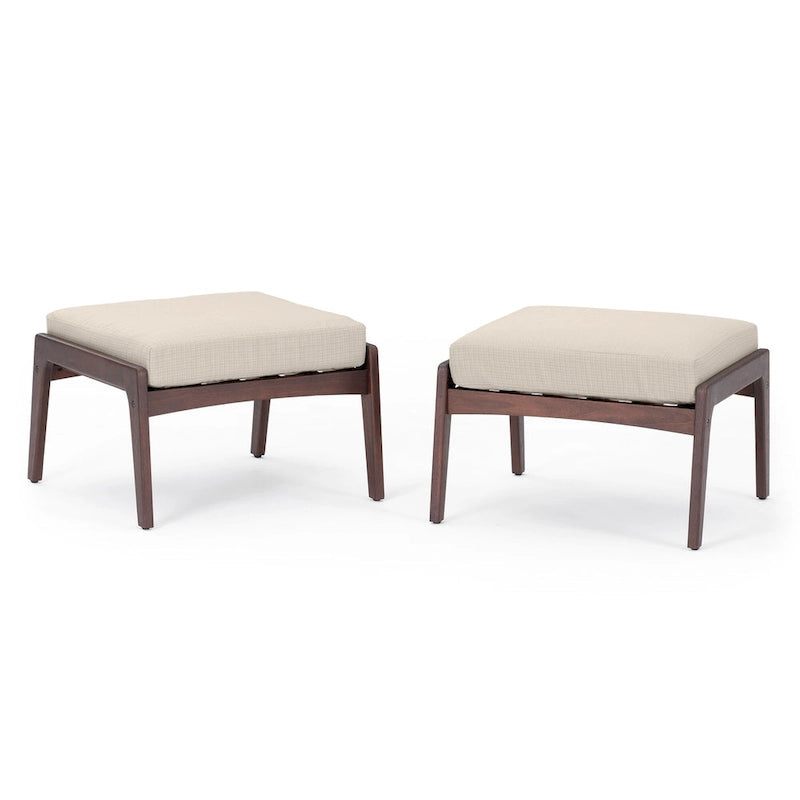 Ensemble de 5 pièces pour salon de jardin Vaughn avec fauteuil de club et ottoman Sunbrella