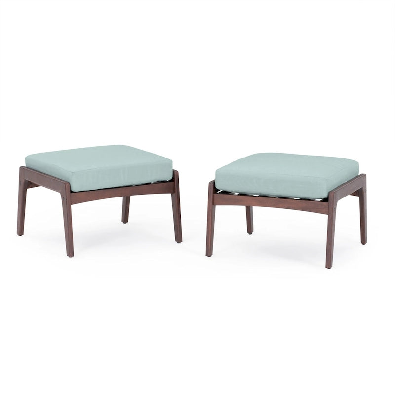 Ensemble de 5 pièces pour salon de jardin Vaughn avec fauteuil de club et ottoman Sunbrella