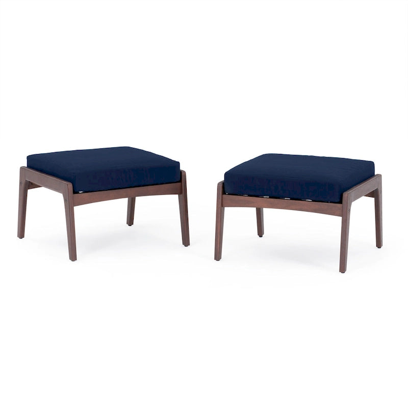 Ensemble de 5 pièces pour salon de jardin Vaughn avec fauteuil de club et ottoman Sunbrella