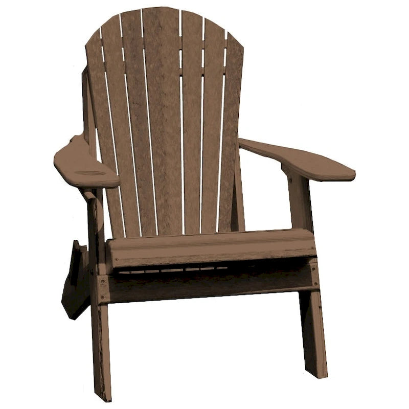 Chaise Adirondack pliante Eagle Collection avec support pour smartphone