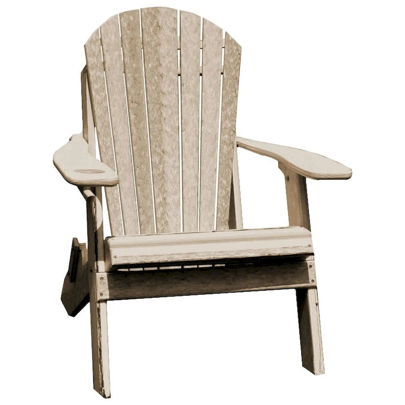Chaise Adirondack pliante Eagle Collection avec support pour smartphone