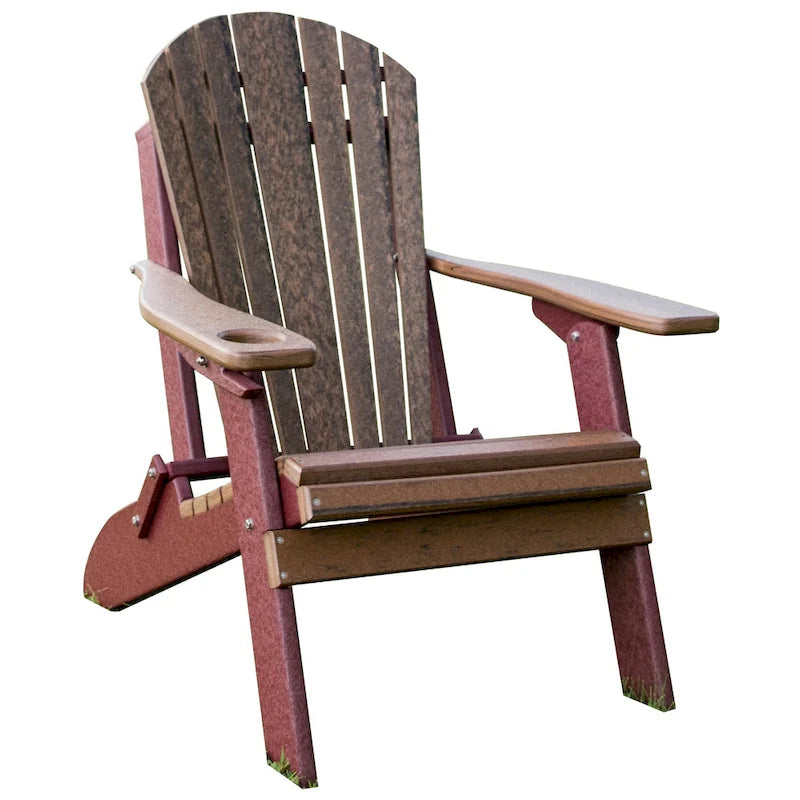 Chaise Adirondack pliante Eagle Collection avec support pour smartphone