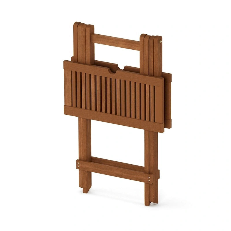 Table pliante en bois dur Ormond à l'huile de teck par Havenside Home