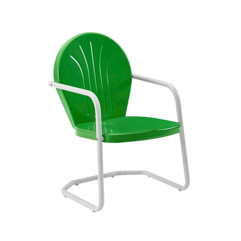 Fauteuil d'extérieur en métal Crosley Griffith - 22 L x 28,2 P x 33,25 H