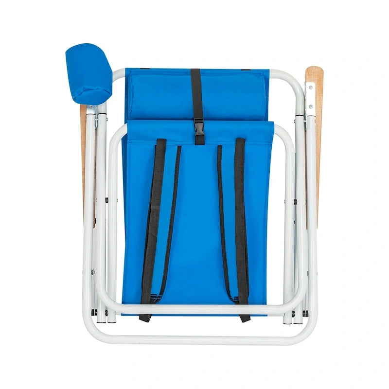 Chaise de plage portable haute résistance 140 avec appui-tête réglable