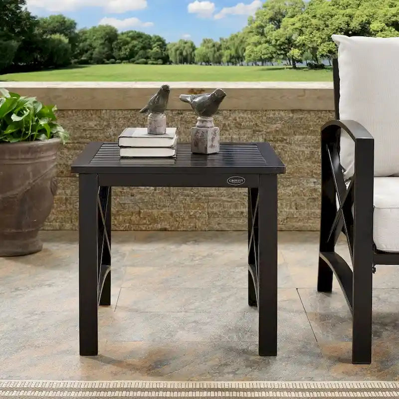 Table d'appoint d'extérieur Kaplan Crosley