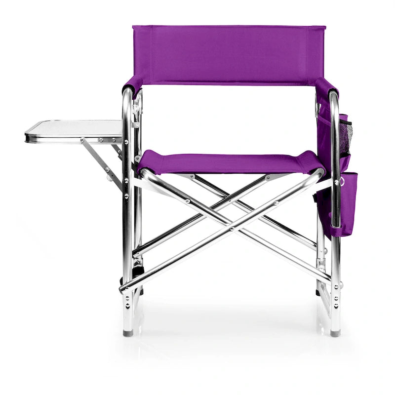 Chaise de sport portable pique-nique violette