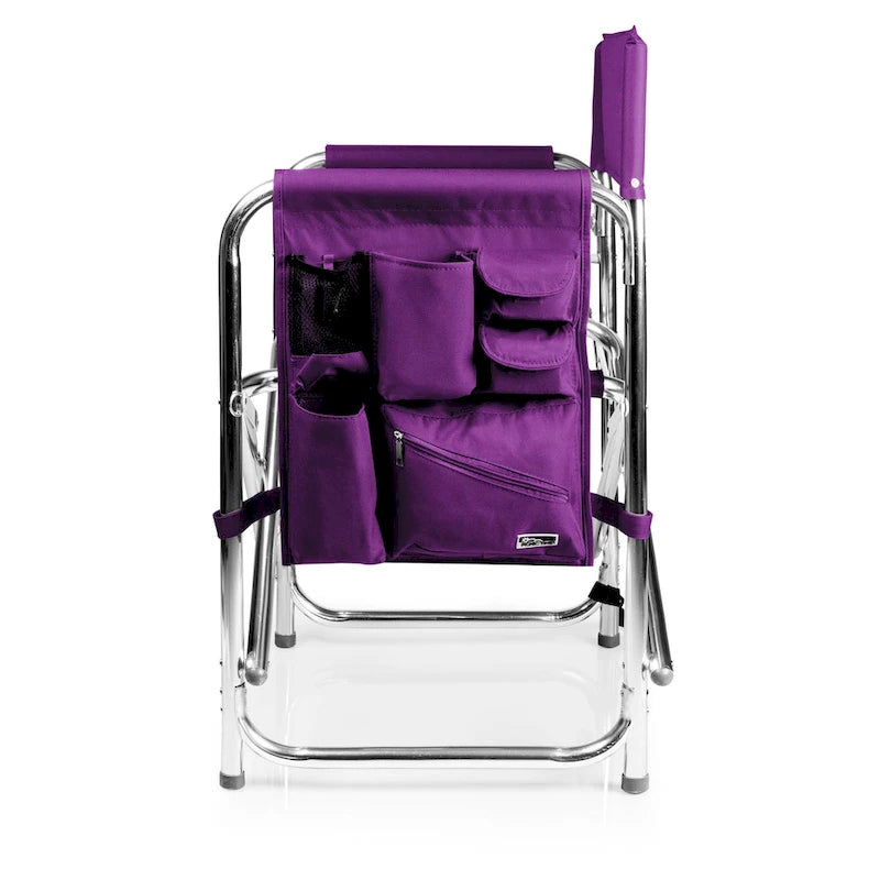 Chaise de sport portable pique-nique violette
