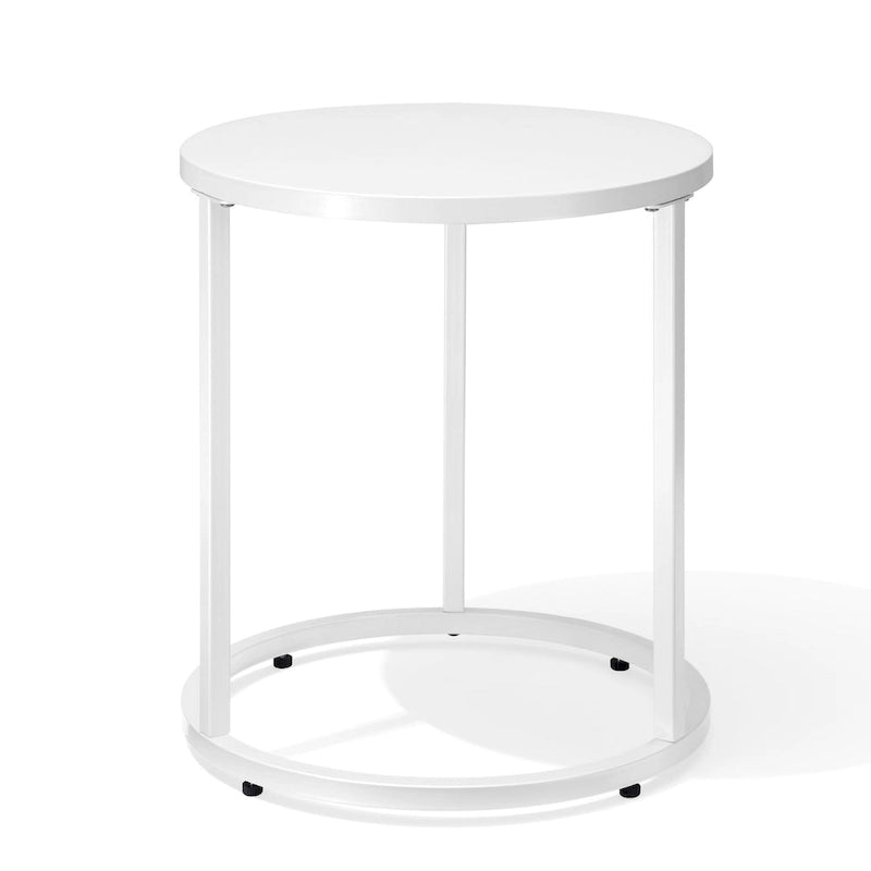 Table d'appoint ronde en acier Pellebant