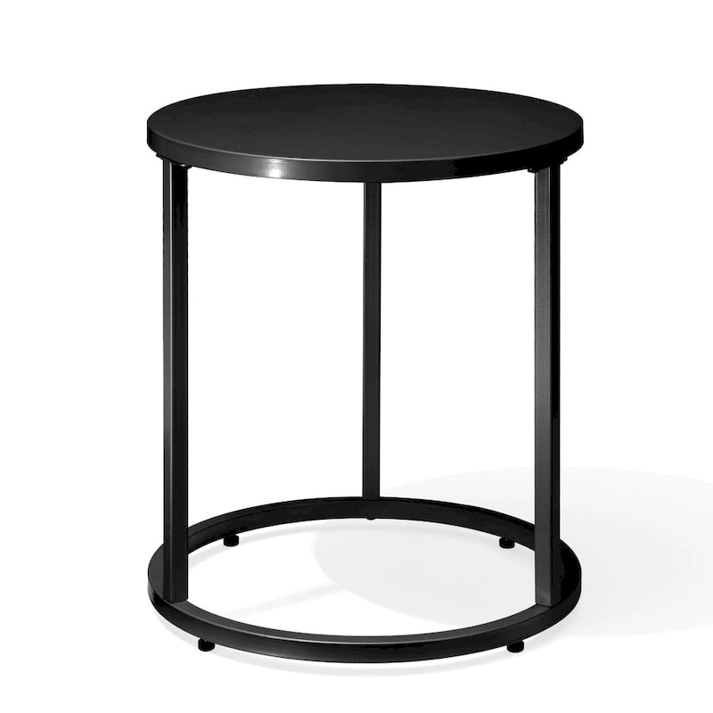 Table d'appoint ronde en acier Pellebant