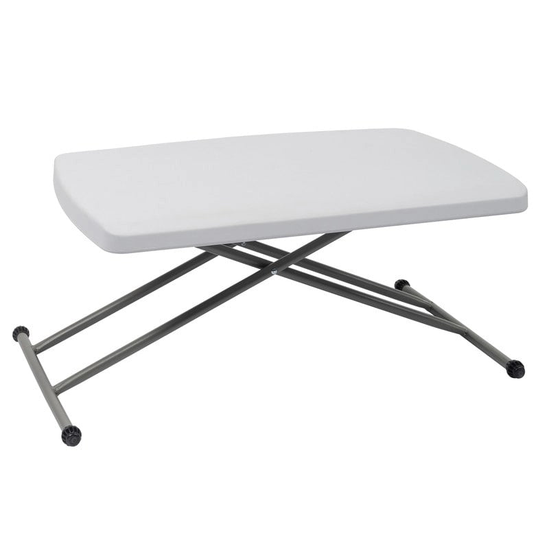 30 Table pliante rectangulaire ajustable en plastique
