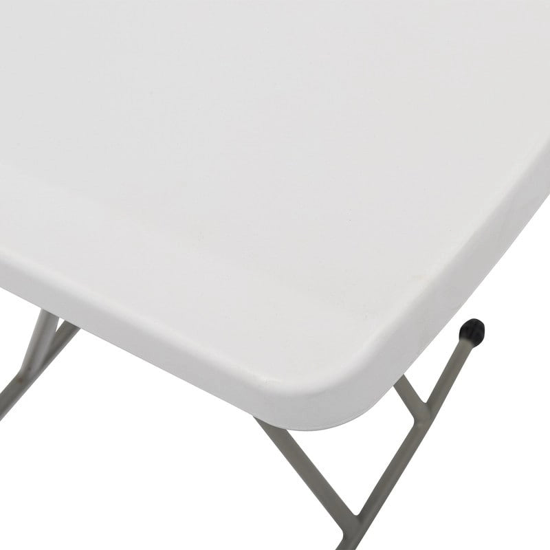 30 Table pliante rectangulaire ajustable en plastique