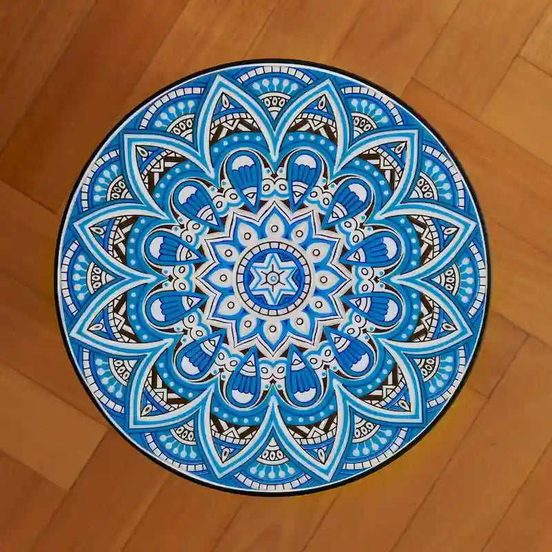 CO-Z Table d'appoint et support de plantes en mosaïque de céramique pour patio extérieur