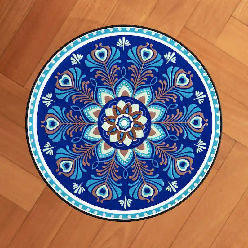 CO-Z Table d'appoint et support de plantes en mosaïque de céramique pour patio extérieur