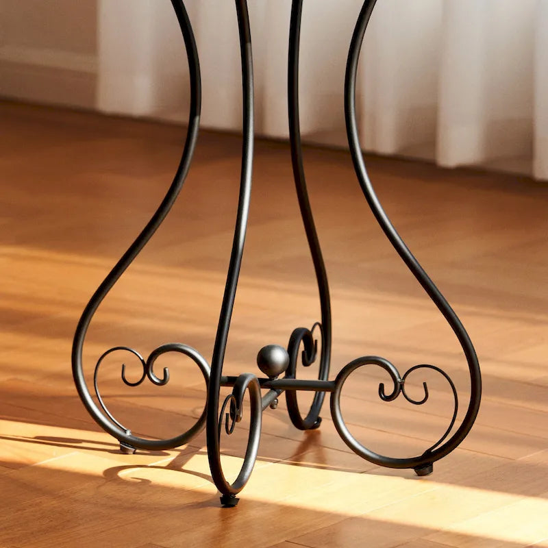 CO-Z Table d'appoint et support de plantes en mosaïque de céramique pour patio extérieur