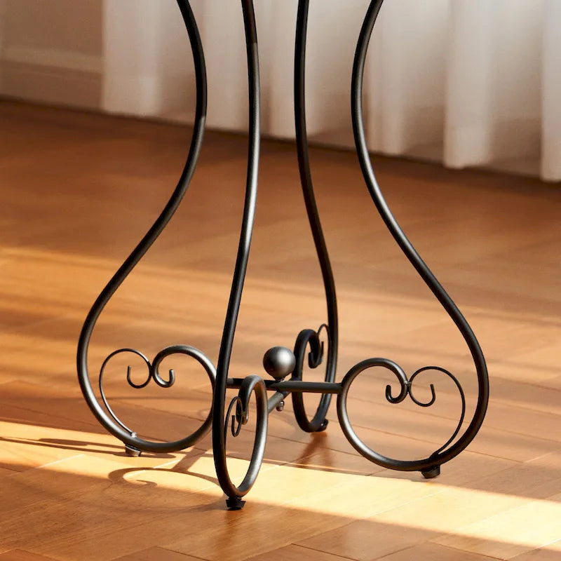 CO-Z Table d'appoint et support de plantes en mosaïque de céramique pour patio extérieur