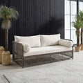 Crosley Granite Bay Outdoor Wicker Sofa - 75.75L x 32.75W x 33.75H