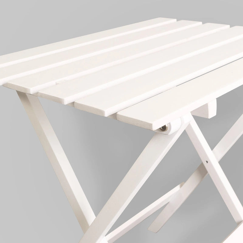 Lot de 2 tables d'appoint pliantes portables en bois massif - 45,72 cm (L) x 34,92 cm (P) x 45,72 cm (H)
