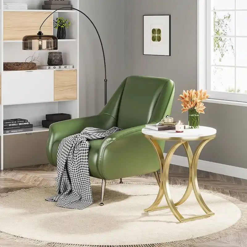 Table d'appoint petite table basse ronde moderne